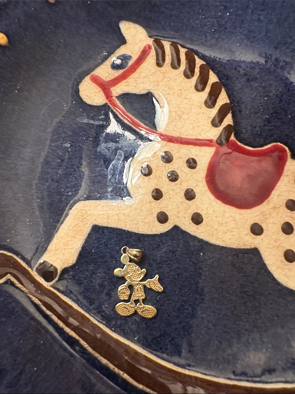 18k gold MickeyMouse Pendant